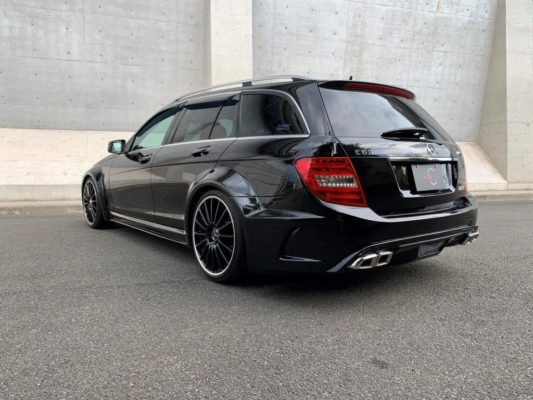 メルセデス・ベンツ C180 ワゴン　AMG　ワイドボディ　純正ブラックホイール　レッドコンビシート画像7