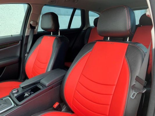 メルセデス・ベンツ C180 ワゴン　AMG　ワイドボディ　純正ブラックホイール　レッドコンビシート画像2
