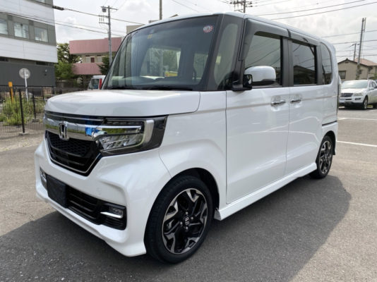 Nボックスカスタム GLターボ ホンダセンシング ★新車同等 ★令和元年式 ★フルオプ ★純正9インチナビ ★大人気車 ★オリピ白ナン ★税金完納 ★国内最安値