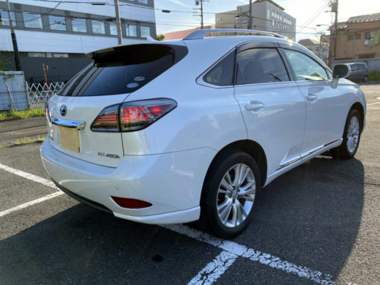 レクサスRX450h ハイブリッド　バージョンL エアサスペンション★モデリスタフルエアロ　★税金完納★車検ロング★ベルト交換済★点検整備済★絶好調★史上最安値画像7