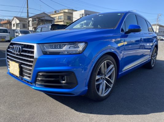 アウディQ7 3.0TFSIクワトロ　アダプティブエアサスサスペンション仕様Sラインパッケージ　★極上車　★人気の法人車★大人気★LED★後席モニター★ワンオーナー★特別仕様車★車検ロング★国内最安値