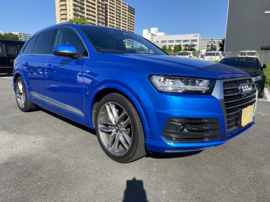 アウディQ7 3.0TFSIクワトロ　アダプティブエアサスサスペンション仕様Sラインパッケージ　★極上車　★人気の法人車★大人気★LED★後席モニター★ワンオーナー★特別仕様車★車検ロング★国内最安値画像1