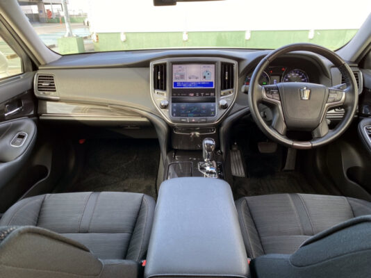クラウンアスリート ハイブリッド2.5S ブラックスタイル★TRDフルエアロ★ウッドステアリング★ディーラー認定中古車★極良極美★新品タイヤ★ドラレコ★大人気セダン★激安画像10
