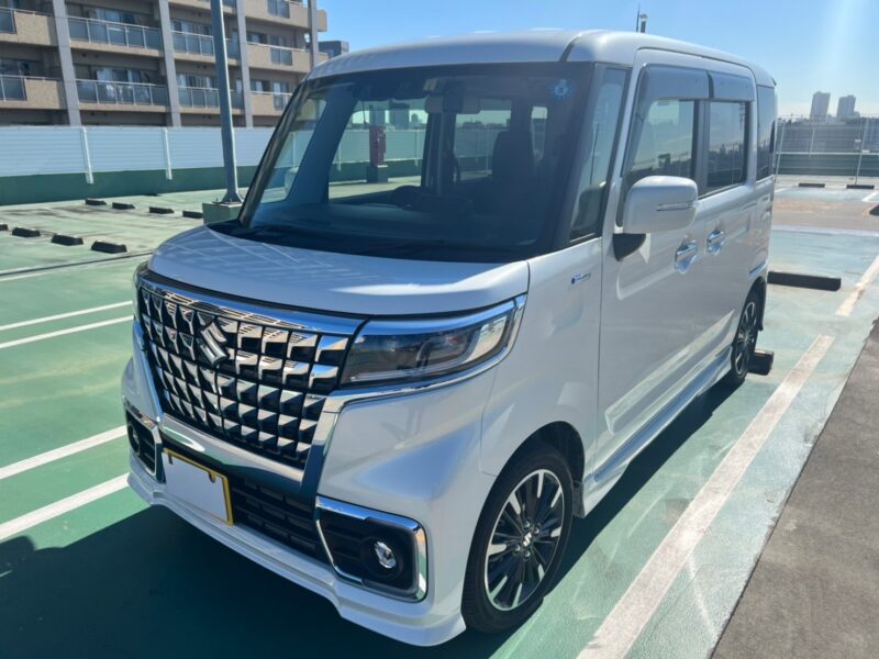 スペーシアカスタム ハイブリッドXS★新車同様★走行0.2万k★税金完納★極上車★激安★両側電動スライド★ヘッドアップディスプレイ★セーフティーサポート★国内最安値画像0
