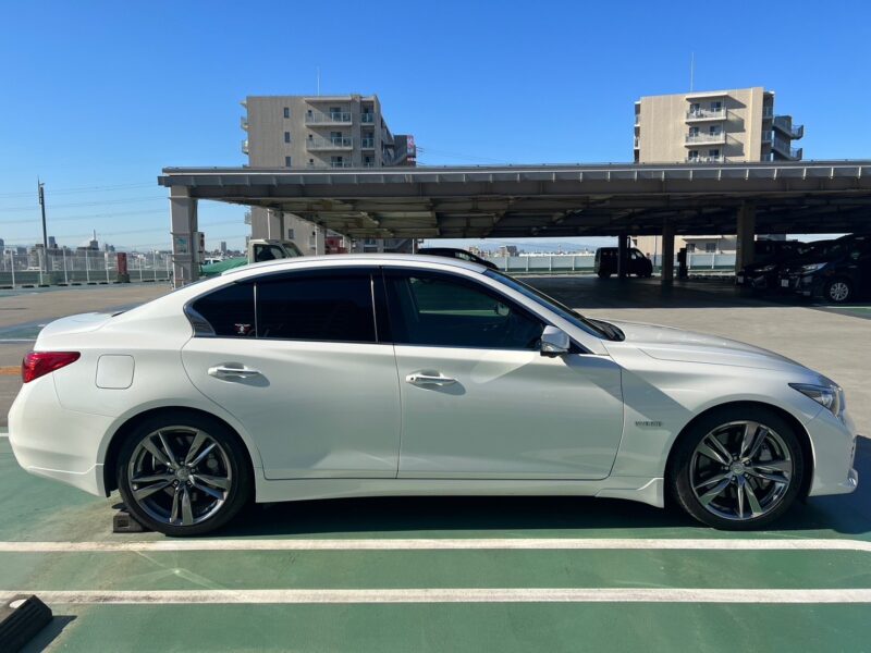 スカイライン 350GT ハイブリッド タイプSP★税金完納★車検ロング★360°カメラ★ドラレコ前後★衝突軽減ブレーキ★車線変更センサー★激安画像4