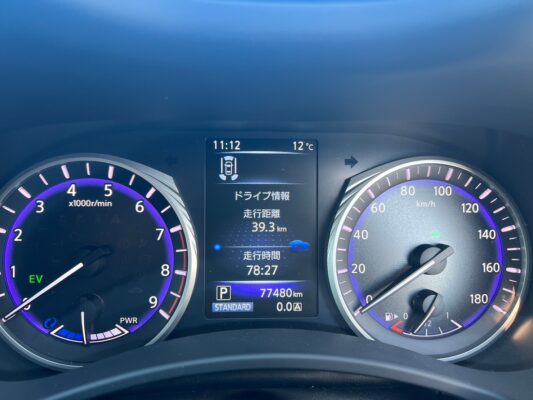 スカイライン 350GT ハイブリッド タイプSP★税金完納★車検ロング★360°カメラ★ドラレコ前後★衝突軽減ブレーキ★車線変更センサー★激安画像14