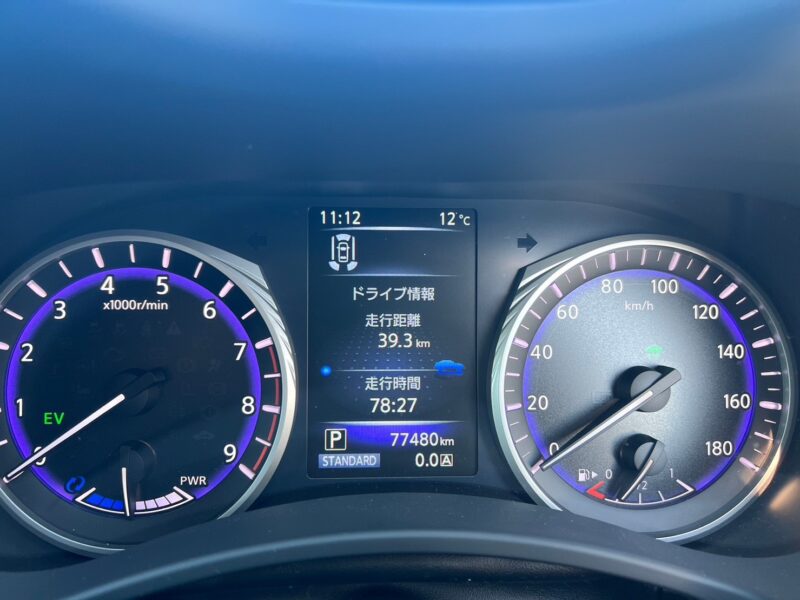 スカイライン 350GT ハイブリッド タイプSP★税金完納★車検ロング★360°カメラ★ドラレコ前後★衝突軽減ブレーキ★車線変更センサー★激安画像14