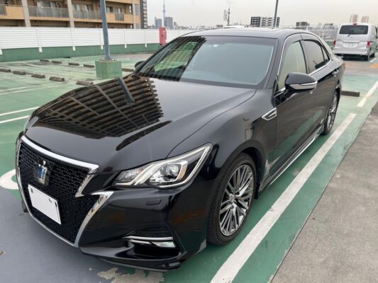 クラウンアスリート ハイブリッド2.5G★税金完納★車検ロング★後期★激シブ★走行中TV視聴★サンルーフ★黒レザー★モデリスタ★極上車★業界最安