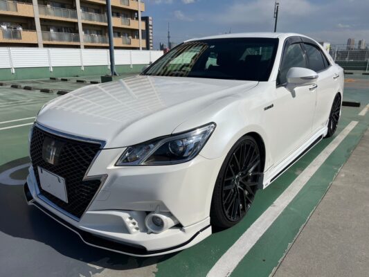 クラウンアスリート 2.5 ハイブリッド S★R4税金完納★激シブ★BLITZ車高調★シュタイナー20インチホイル★ROWENフルエアロ★カスタム総額100万Over★業界最安
