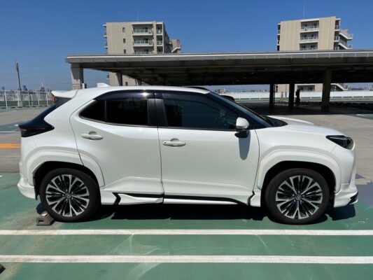 ヤリスクロス ハイブリッド1.5Z E-FOUR 4WD モデリスタ★R4税金完納★極良極美★モデリスタ フルエアロ★上級グレード★4WD★ドラレコ前後★車線変更センサー★衝突軽減ブレーキ★ハーフレザー★激シブ★業界最安★激安画像4