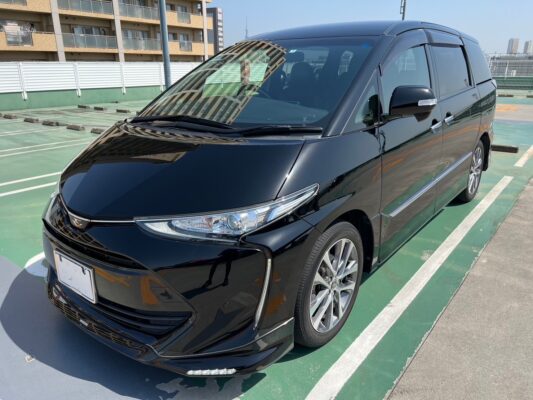 エスティマ2.4 アエラスプレミアム TRDエアロ★R4税金完納★極良極美★TRDエアロ★後席モニター★車線変更センサー★衝突軽減ブレーキ★10インチナビ★業界最安