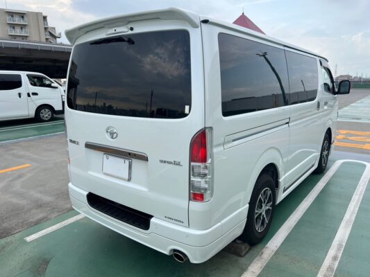 ハイエースバン 2.8 スーパーGL ダークプライムⅡ ロングボディーディーゼルターボ モデリスタエアロ★新車同様★走行0.1万k★R5税金完納★モデリスタ★ミラーモニター★ドラレコ★360°カメラ★ディーゼル★運転支援★走行中TV視聴★業界最安画像6