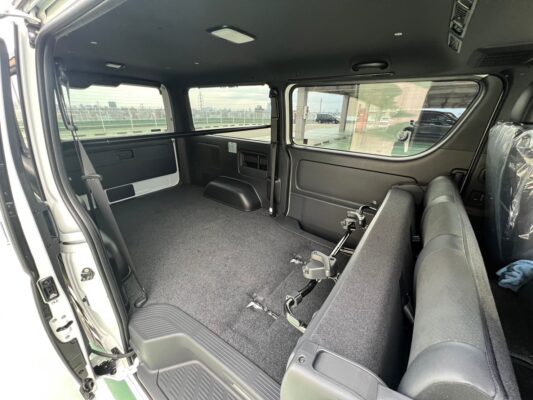 ハイエースバン 2.8 スーパーGL ダークプライムⅡ ロングボディーディーゼルターボ モデリスタエアロ★新車同様★走行0.1万k★R5税金完納★モデリスタ★ミラーモニター★ドラレコ★360°カメラ★ディーゼル★運転支援★走行中TV視聴★業界最安画像14