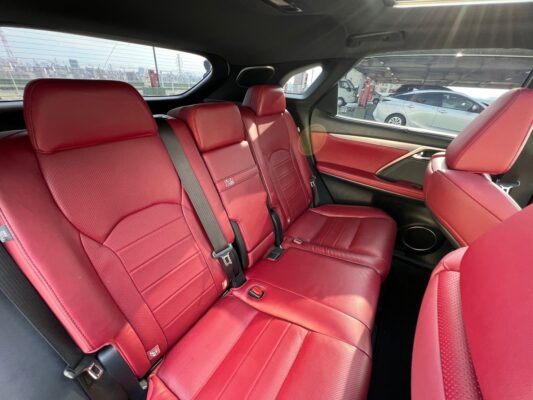 レクサスRX450h Fスポーツ TOM’Sエアロ★R5税金完納★車検ロング★パノラマルーフ★TOM’Sエアロ★赤革★マークレビンソンサウンドシステム★360°カメラ★オプション充実★極良極美★業界最安画像13