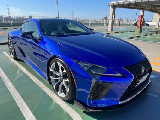 レクサスLC500 限定車ストラクチュルブルー★R5税金完納★レクサス特別限定車★サンルーフ★フロントスポイラー★サイドスポイラー★リアウイング★車高調★極良極美★車検ロング★業界最安画像1
