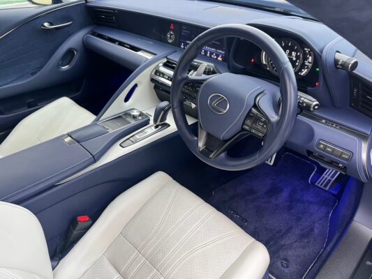 レクサスLC500 限定車ストラクチュルブルー★R5税金完納★レクサス特別限定車★サンルーフ★フロントスポイラー★サイドスポイラー★リアウイング★車高調★極良極美★車検ロング★業界最安画像8