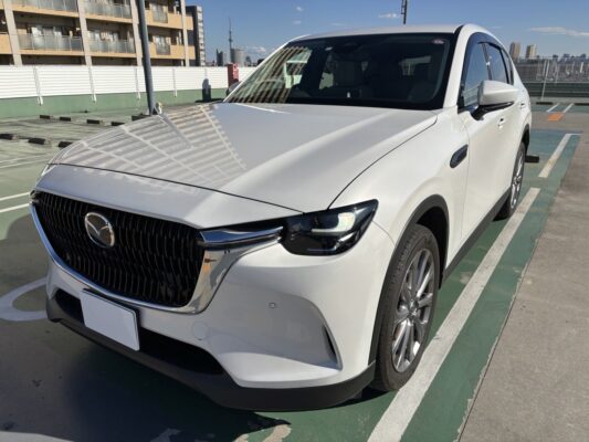 CX-60 25S Lパッケージ★R5税金完納★新車同様★走行0.8万k★極上車★シートヒーター★360°カメラ★衝突軽減ブレーキ★ホワイトレザーシート★装備充実★業界最安