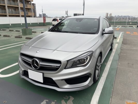 CLA AMG45  4マチック★税金完納★マットシルバー★赤ステッチ黒レザー★激シブ★AMG★極上車★装備充実★業界最安
