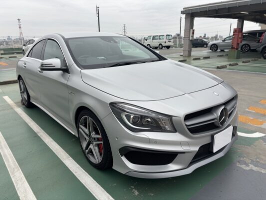CLA AMG45  4マチック★税金完納★マットシルバー★赤ステッチ黒レザー★激シブ★AMG★極上車★装備充実★業界最安画像1
