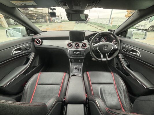 CLA AMG45  4マチック★税金完納★マットシルバー★赤ステッチ黒レザー★激シブ★AMG★極上車★装備充実★業界最安画像13