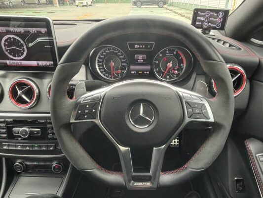 CLA AMG45  4マチック★税金完納★マットシルバー★赤ステッチ黒レザー★激シブ★AMG★極上車★装備充実★業界最安画像14