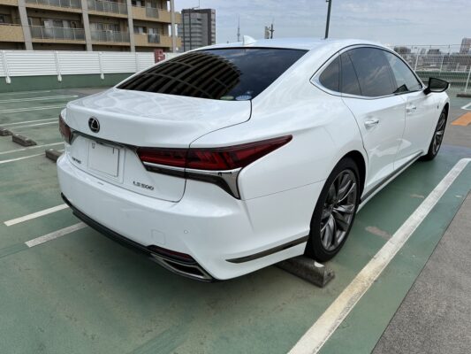 レクサス LS500 Fスポーツ★R５税金完納★極良極美★大人気★赤レザー★ミラーモニター★車検ロング★装備充実★業界最安画像5
