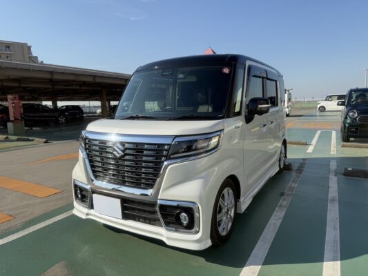 スペーシア カスタム ハイブリッド XSターボ 全方位モニター★R6税金完納★両側電動スライド★360°カメラ★パドルシフト★シートヒーター★業界最安