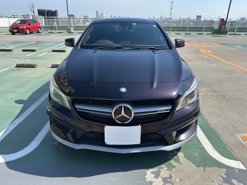 AMG CLA45 4マチック★走行中TV視聴★タイヤばり山★赤キャリ★赤ステッチ★デイライト★業界最安画像2