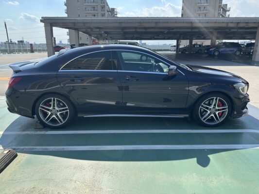 AMG CLA45 4マチック★走行中TV視聴★タイヤばり山★赤キャリ★赤ステッチ★デイライト★業界最安画像4