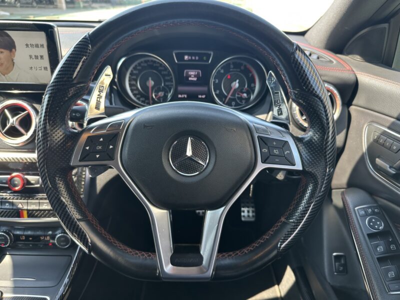 AMG CLA45 4マチック★走行中TV視聴★タイヤばり山★赤キャリ★赤ステッチ★デイライト★業界最安画像14